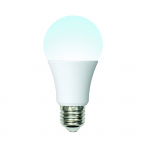 UNIEL Лампа LED-A60-10W/NW/E27/FR/12-24V PLO55WH  12-24В
