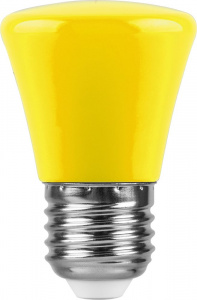 Feron Лампа LED 1W 230V Е27 желтый LB-372