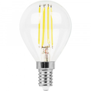 Feron Лампа LED G45 Filament  9W 230V E14 4000K LB-509 (38002)
