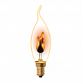 UNIEL Лампа IL-N-CW35-3/RED-FLAME/E14/CL свеча на ветру &quot;эффект пламени