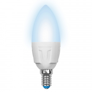 UNIEL Лампа LED-C37-6W/4500/E14/FR/DIM PLP(ALP)01WH диммируемая  PALAZZO DIM