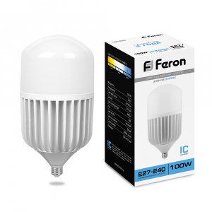 Feron Лампа LED 100W 230V E40 6400K LB-65