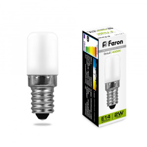 Feron Лампа LED  2W 230V E14 4000K (д/холодильника) LB-10 (25897)