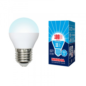 UNIEL (Volpe) Лампа LED-G45-11W/4000K/E27/FR/NR Norma