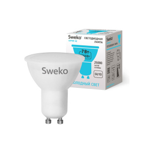 Sweko Лампа 42LED-PAR16- 7W-230-4000K-GU10 (38539)