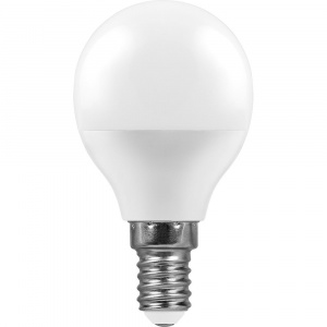 Feron Лампа LED G45 9W 230V E14 6400K LB-550