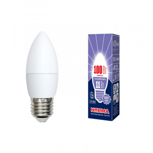 UNIEL (Volpe) Лампа LED-C37-11W/6500K/E27/FR/NR Norma