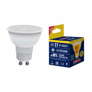 UNIEL (Volpe) Лампа LED-JCDR-10W/3000K/GU10/NR Norma