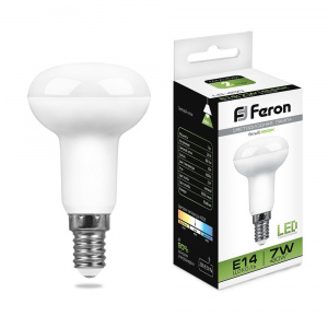 Feron Лампа LED R50 7W 230V Е14 4000K LB-450