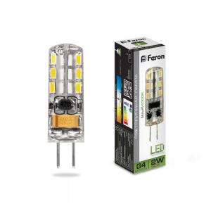 Feron Лампа LED JC 2W 12V G4 4000K LB-420