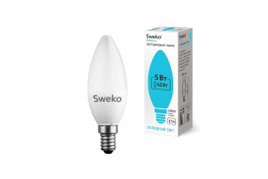 Sweko Лампа 42LED-C35-5W-230-4000K-E14 (38462)***
