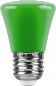 Feron Лампа LED 1W 230V Е27 зеленый LB-372