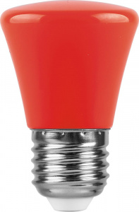 Feron Лампа LED 1W 230V Е27 красный LB-372