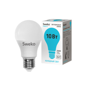 Sweko Лампа 42LED-A60-10W-230-4000K-E27-P (38799)