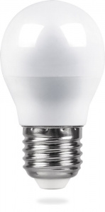 Feron Лампа LED G45 5W 230V Е27 4000K LB-38