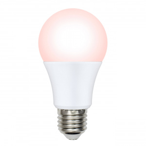 UNIEL Лампа LED-A60-9W/SCEP/E27/FR/DIM IP65 PLO65WH спектр для яйценоскости