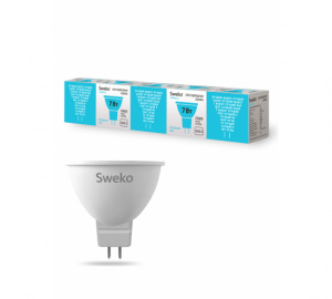 Sweko Лампа 42LED-MR16-7W-230-4000K-GU5,3 Акция 5шт. (38404, 38797)
