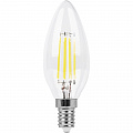 Feron Лампа LED C35 Filament 9W 230V E14 4000K LB-73 прозрачная (25958)