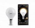 GAUSS 105101107 лампа LED Globe 6,5W E14 2700K