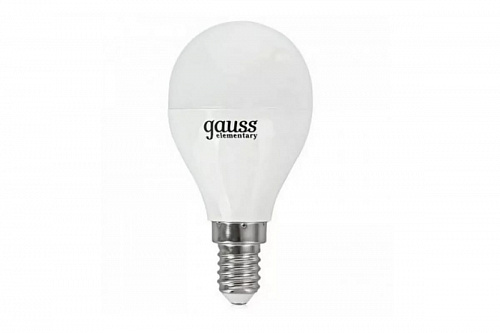 GAUSS 53130 лампа LED Elementary Globe 10W E14 6500K