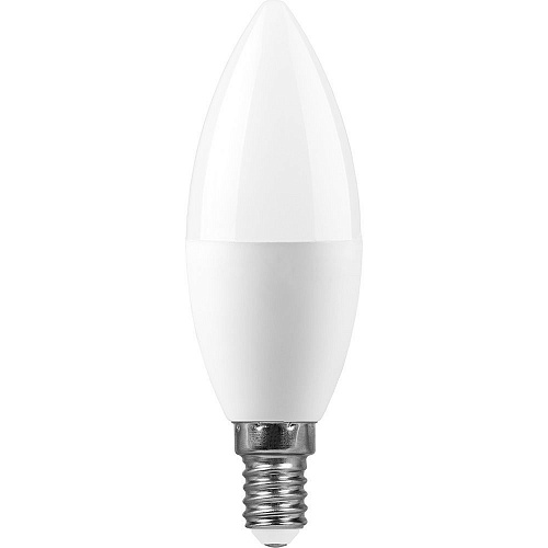 Feron Лампа LED C37 13W 230V E14 6400K LB-970 (38109)