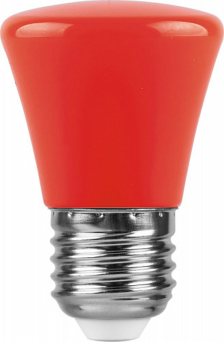 Feron Лампа LED 1W 230V Е27 красный LB-372