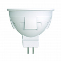 UNIEL Лампа LED-JCDR-6W/WW/3000/GU5.3/FR/DIM PLP01WH диммируемая Серия ЯРКАЯ DIM